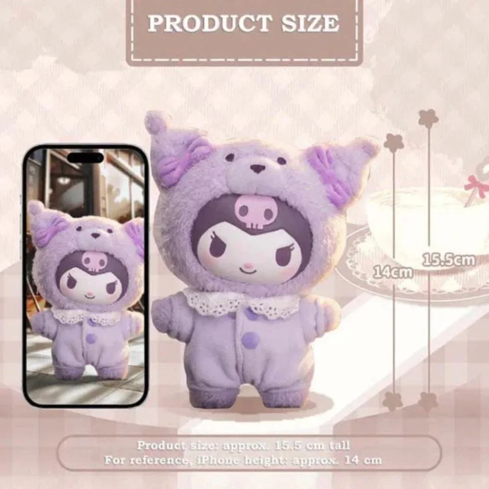 Sanrio Latte Baby Characters Playset - Pink, Purple, Brown